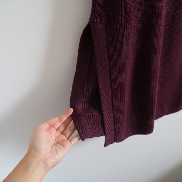 Wilfred 100% Wool Palmier Sleeveless Knit Sweater Tunic Style Shirt - Picture 6 of 7